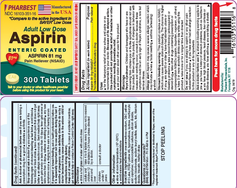 Adult Low Dose Aspirin Enteric Coated